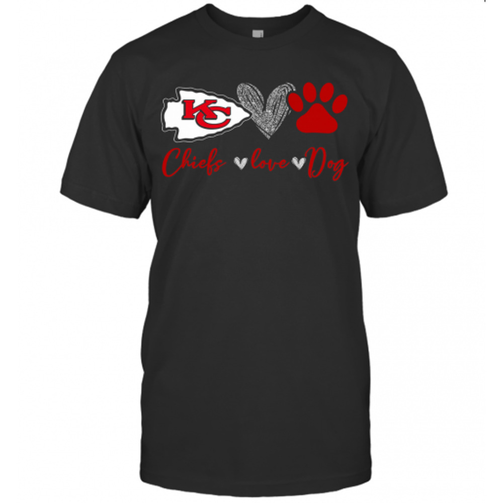 Chieds Peace Love Dog T-Shirt